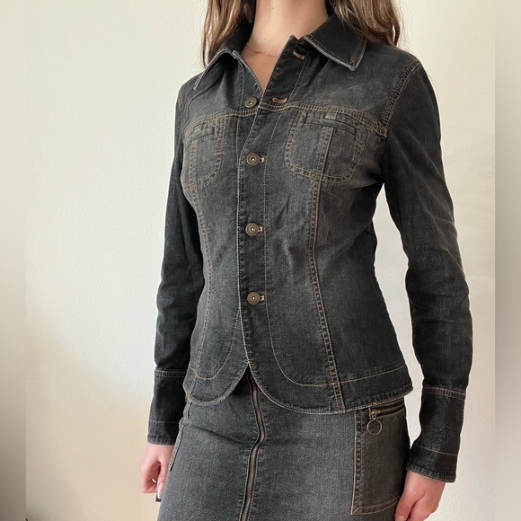 Classiques Entier Jackets & Blazers - Classiques Entier Dark Denim Jacket